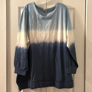 Woman Within Long Sleeve Top 1X NWT 💙💙💙